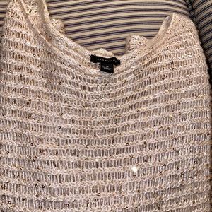 Light pink festive Ann Taylor sweater
